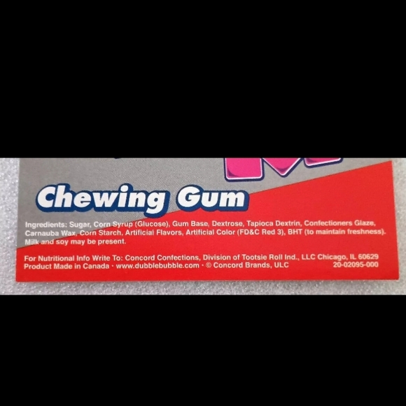 2 Original Dubble Bubble Candy Gum Machine Vending Display Card 2000s NOS NEW - Picture 4 of 5